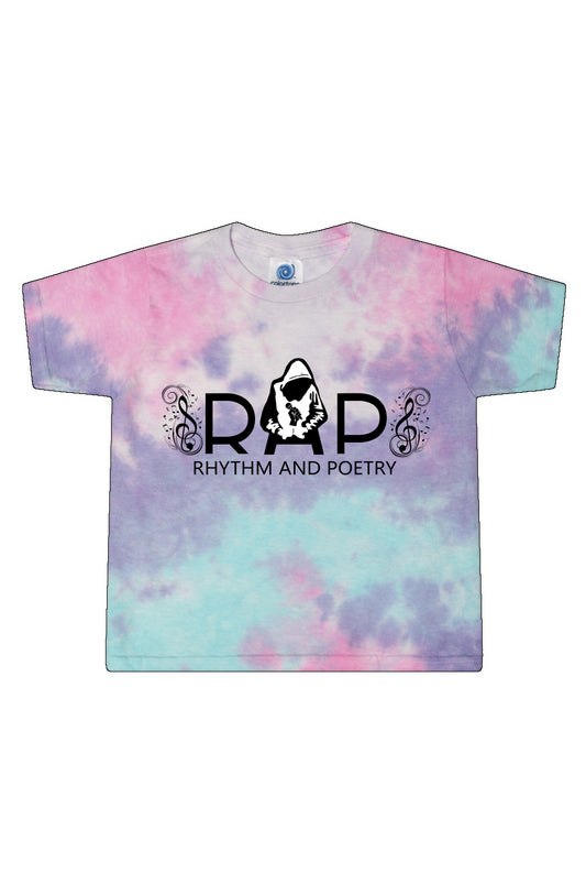 Tie-Dye Cotton Candy Ladies' Cropped T-Shirt