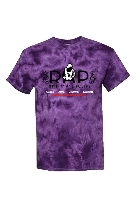 Purple Crystal Tie-Dye Tee