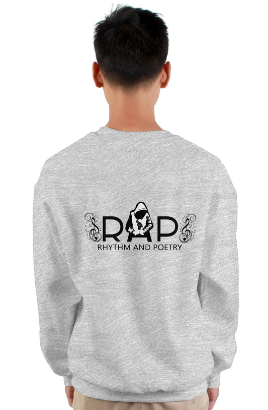 “Rhythm & Poetry” Cru Neck Sweatshirt